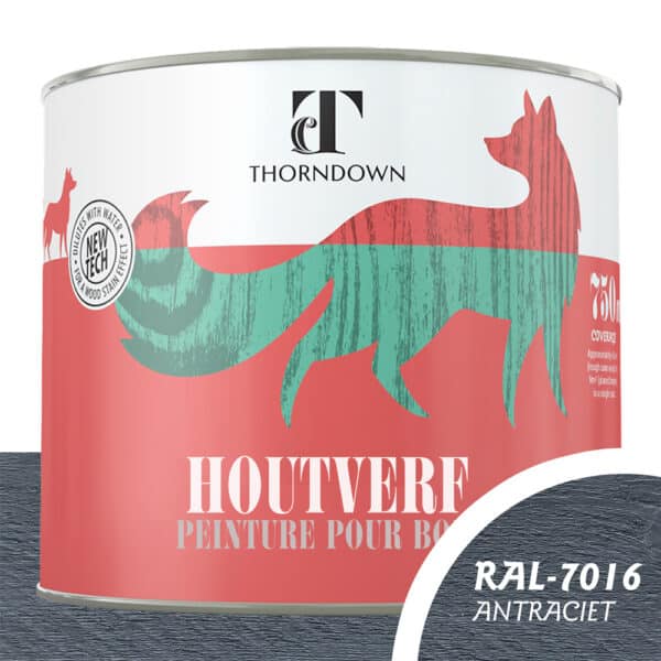 RAL 7016 - Thorndown Antraciete houtverf 0,75 liter