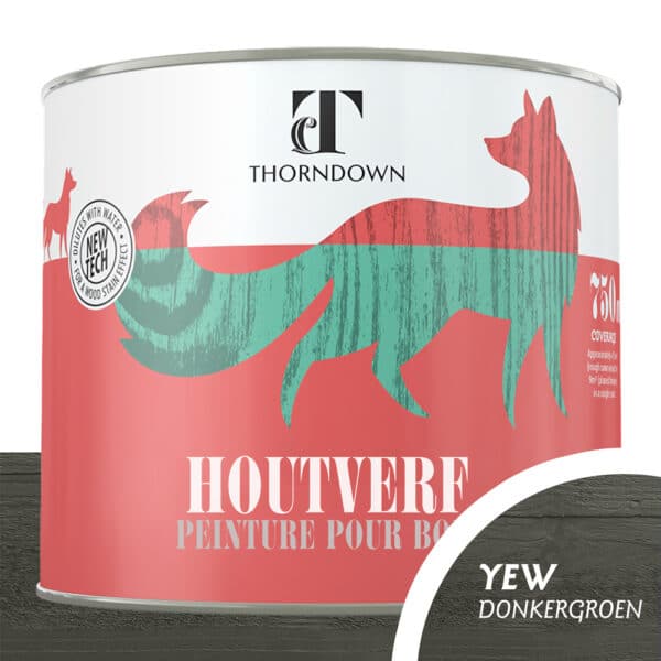 Thorndown Donkergroene houtverf 0,75 liter