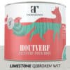 Ecologische gebroken witte houtverf - RAL 9010 - Thorndown