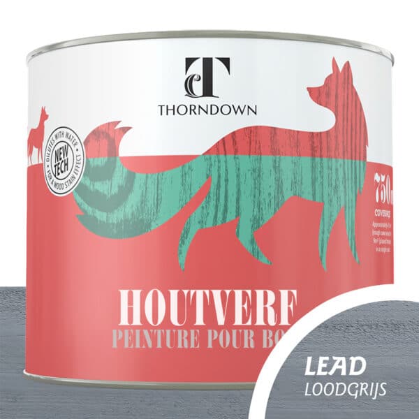 Thorndown Loodgrijze houtverf 0,75 liter