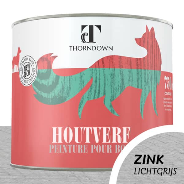 Thorndown Lichtgrijze houtverf 0,75 liter