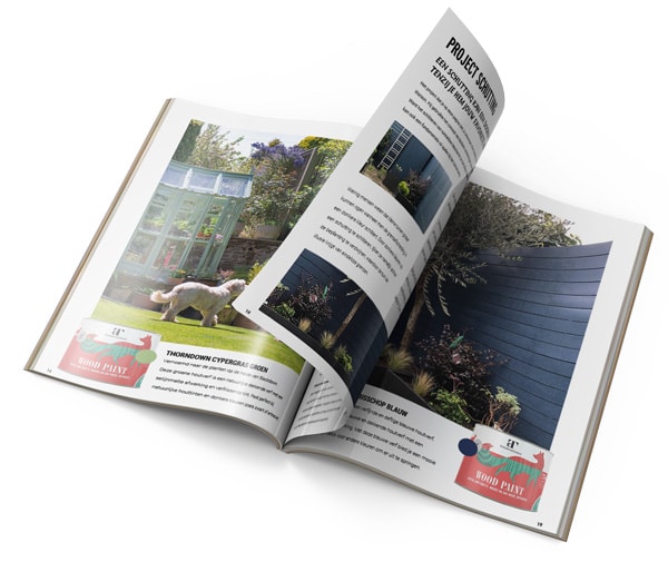 Gratis tuinmagazine houtverf en verfprojecten