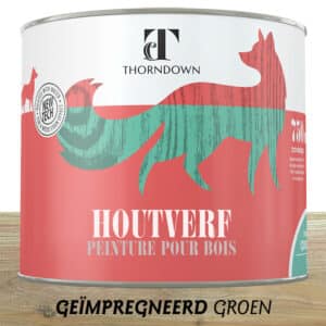 Geïmpregneerde groene houtverf 0,75 liter